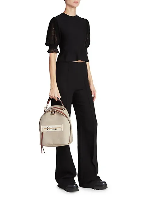 Chlo&eacute; Woody Canvas Backpack