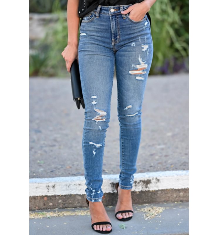 Ripped Jeans For Women-luchamp:luchamp