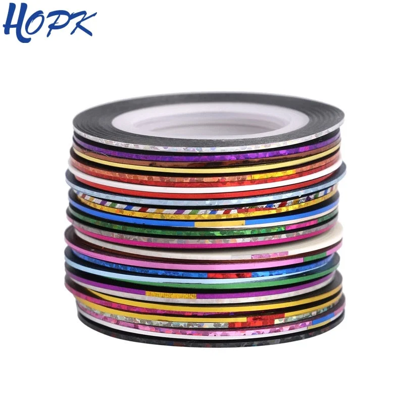 HOPK 30 Colour Laser Adhesive Tape DIY Decorative Washi Tape Cute Washitape Kawaii Decorative Adhesive Tape Masking Tapes
