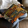 Colorful Houses-11CT DIY Stamped Cross Stitch Shopping Bag 40*40cm/15.75*15.75in
