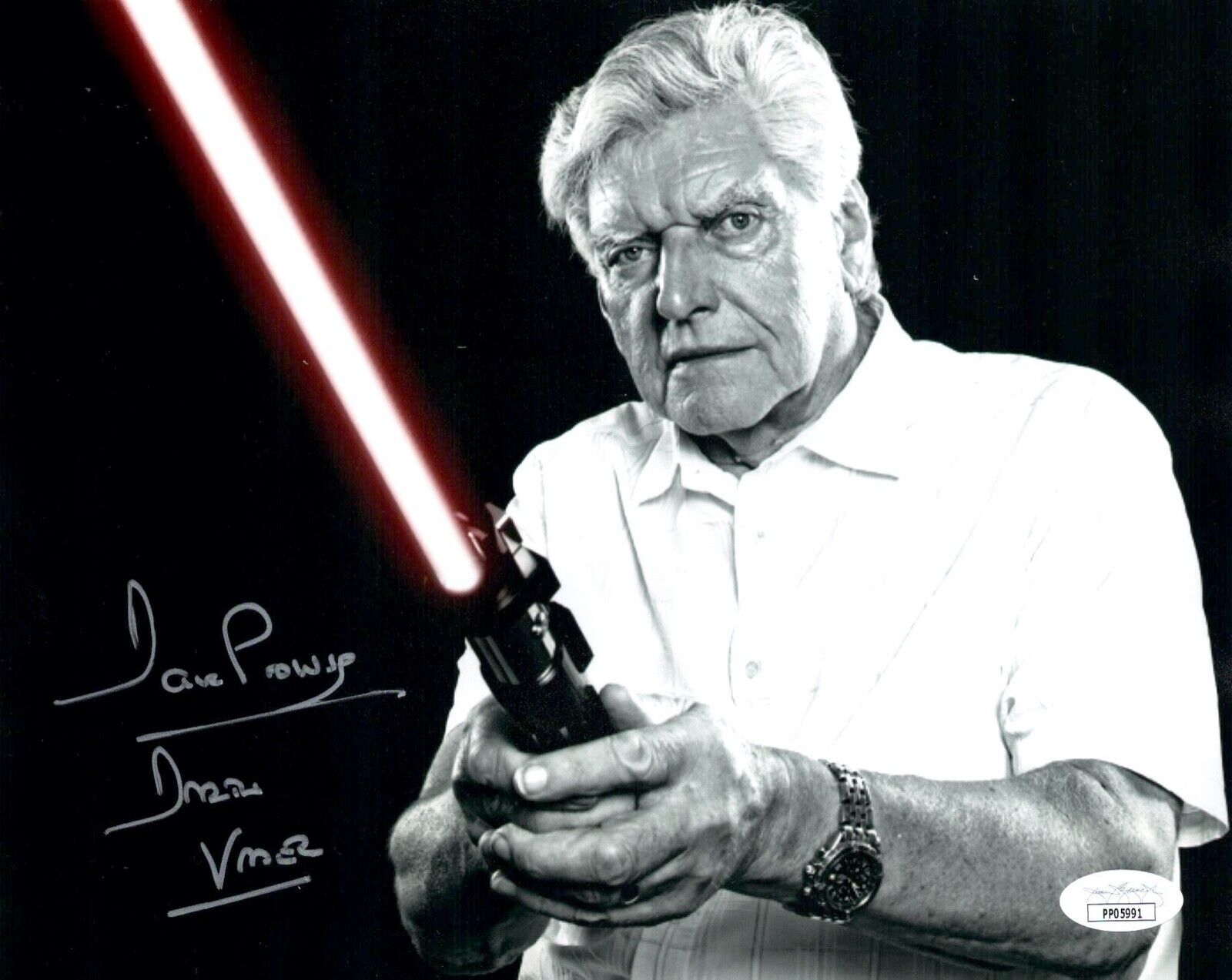 DAVID PROWSE Signed 8x10 Photo Poster painting STAR WARS DARTH VADER Autograph JSA COA Cert