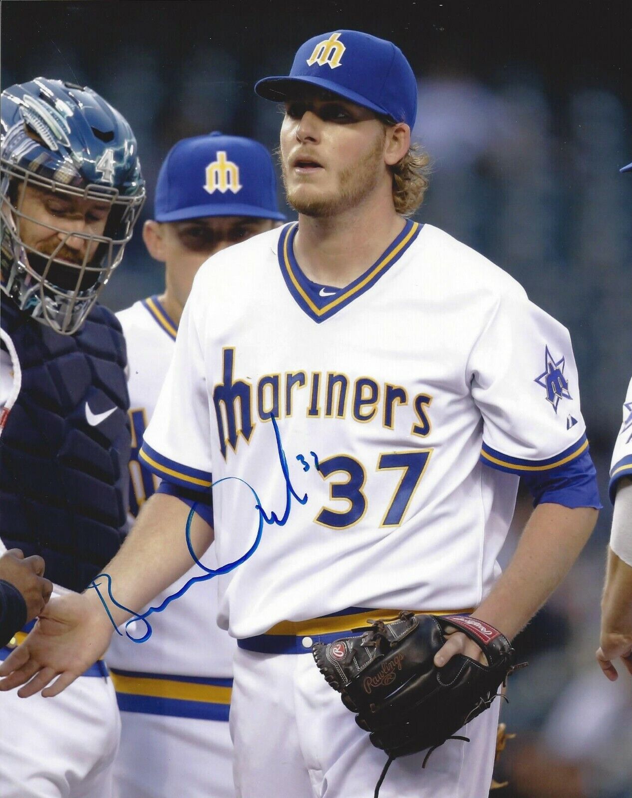 Brandon Maurer Autographed 8x10 Seattle Mariners#S1116