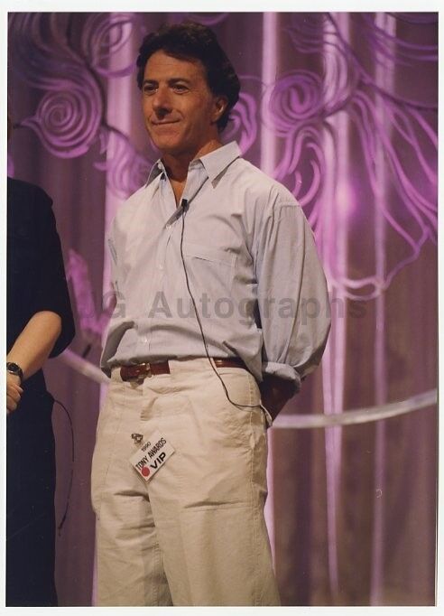 Dustin Hoffman - Original Candid 5x7 Photo Poster painting by Peter Warrack - Unpublished