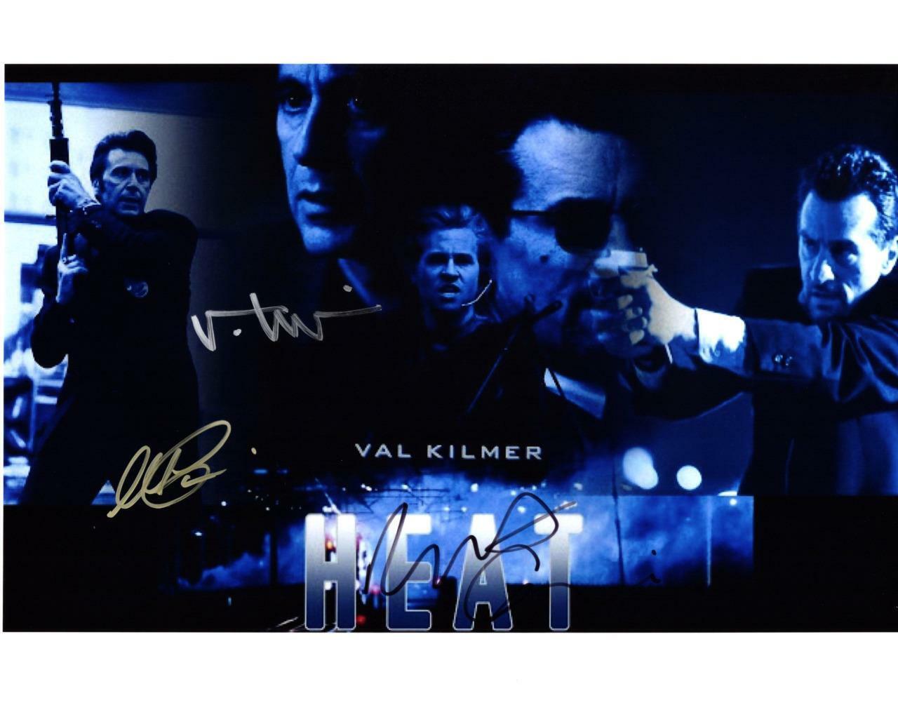 Robert DeNiro Al Pacino Val Kilmer Signed 11x14 Photo Poster painting Autographed Pic plus COA