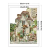 Flower House-14CT Stamped Cross Stitch 30*40cm/11.81*15.75in