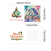 (US Only)6PCS DIY Animals Diamond Art Greeting Cards Congratulations Cards & Gifts