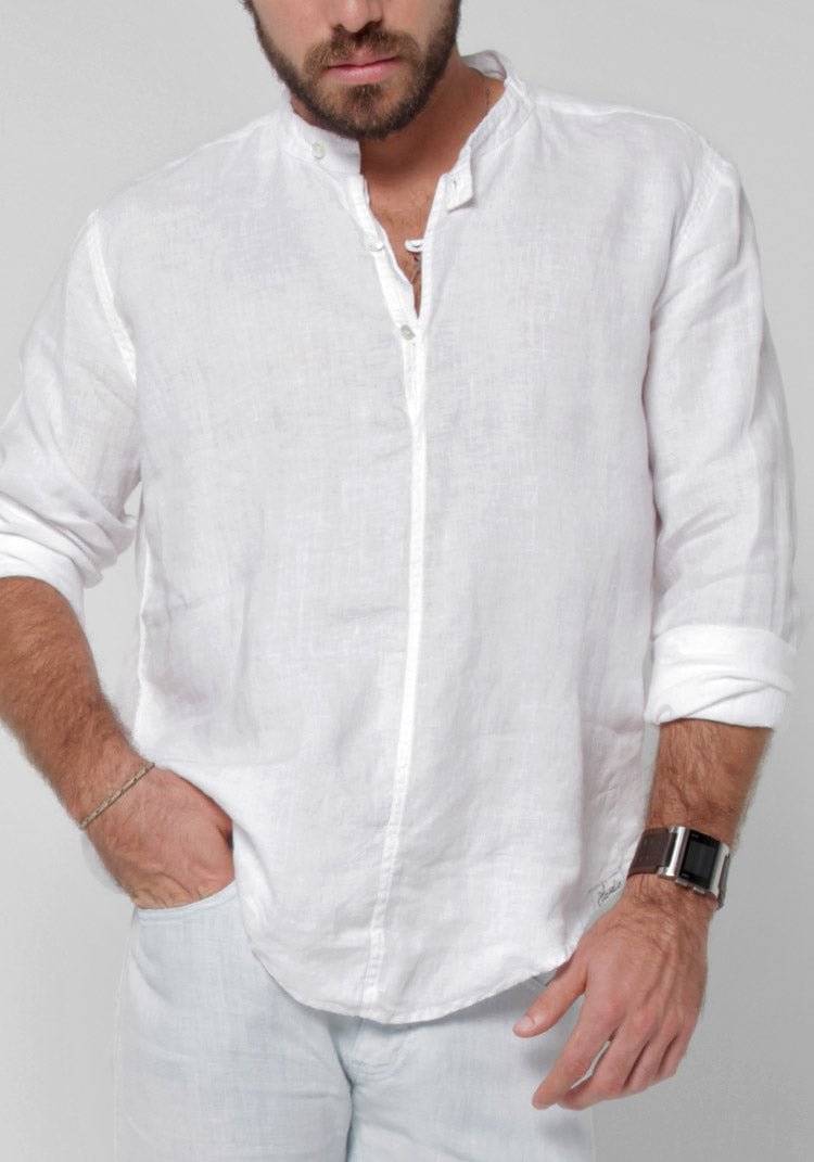 LONG SLEEVE SHIRT WITH BUTTON COLLAR