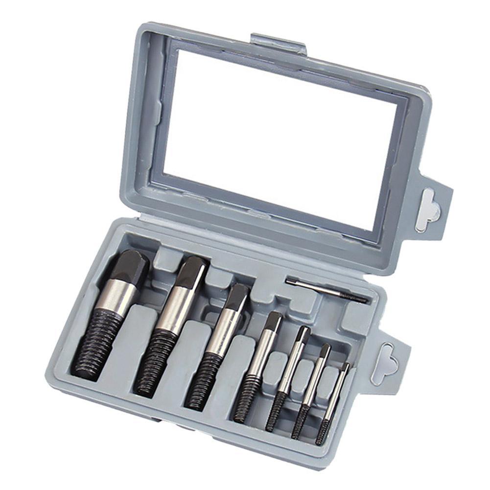 

8pcs Water Pipe Tap Triangle Valve Damaged Nut Bolt Remover Stud Extractor, 501 Original