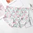 Kissbake Flower Printed Seamless High Waist Panties Women's Ice Silk Hip Lift Summer Thin Briefs Fashion Breathable Elastic Underwear