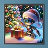 (50*50cm)Christmas Robot - Full Round Drill Diamond Painting
