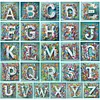 Butterfly Flower Letter 5D Partial Drill DIY Diamond Painting Kit 30*30cm