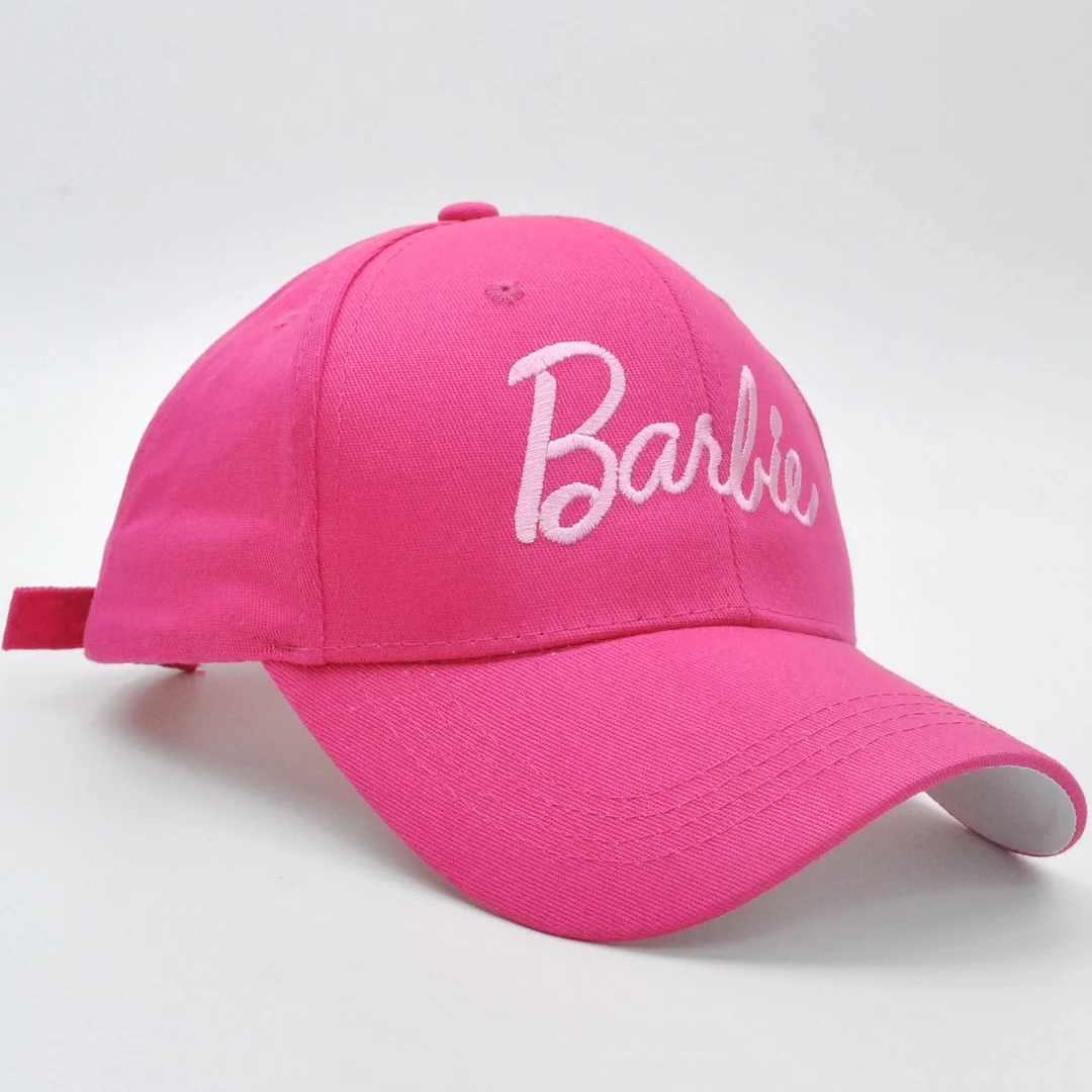 Cute Barbie Embroidery Baseball Cap