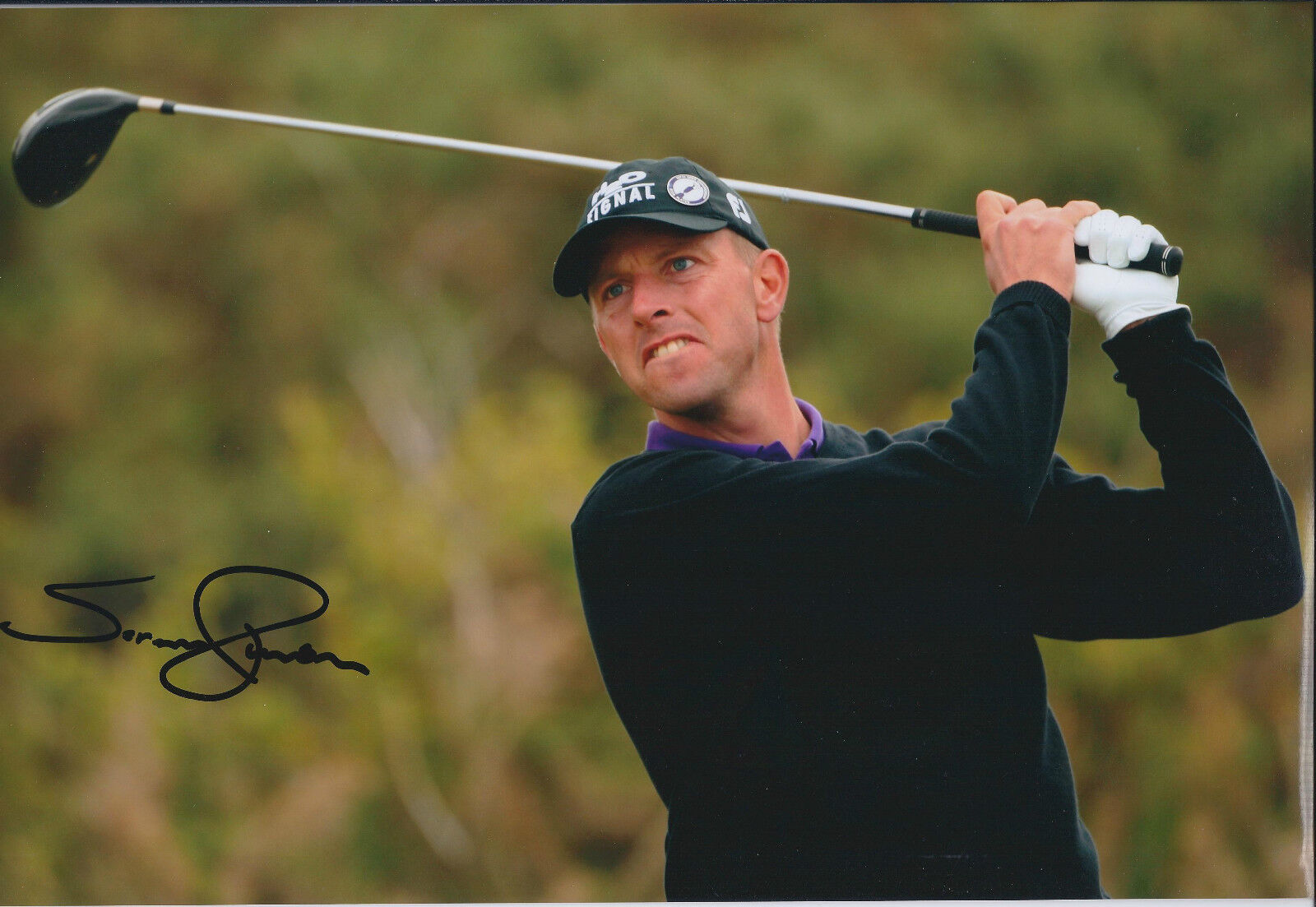 Soren HANSEN SIGNED Autograph 12x8 Photo Poster painting AFTAL COA Irish Open Winner GOLF