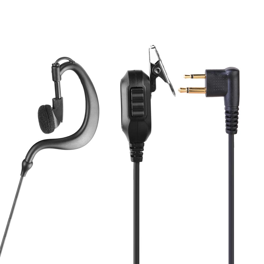 

G Shape 2 Pin M-type Earphone Earpiece w/PTT for Motorola HYT Walkie-talkie, 501 Original