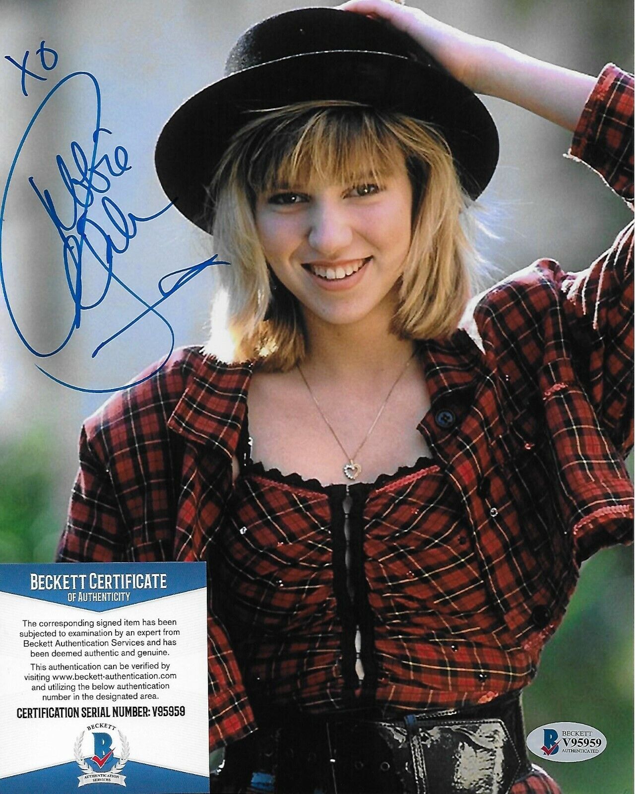 Debbie Gibson Original Autographed 8X10 Photo Poster painting w/Beckett COA #2