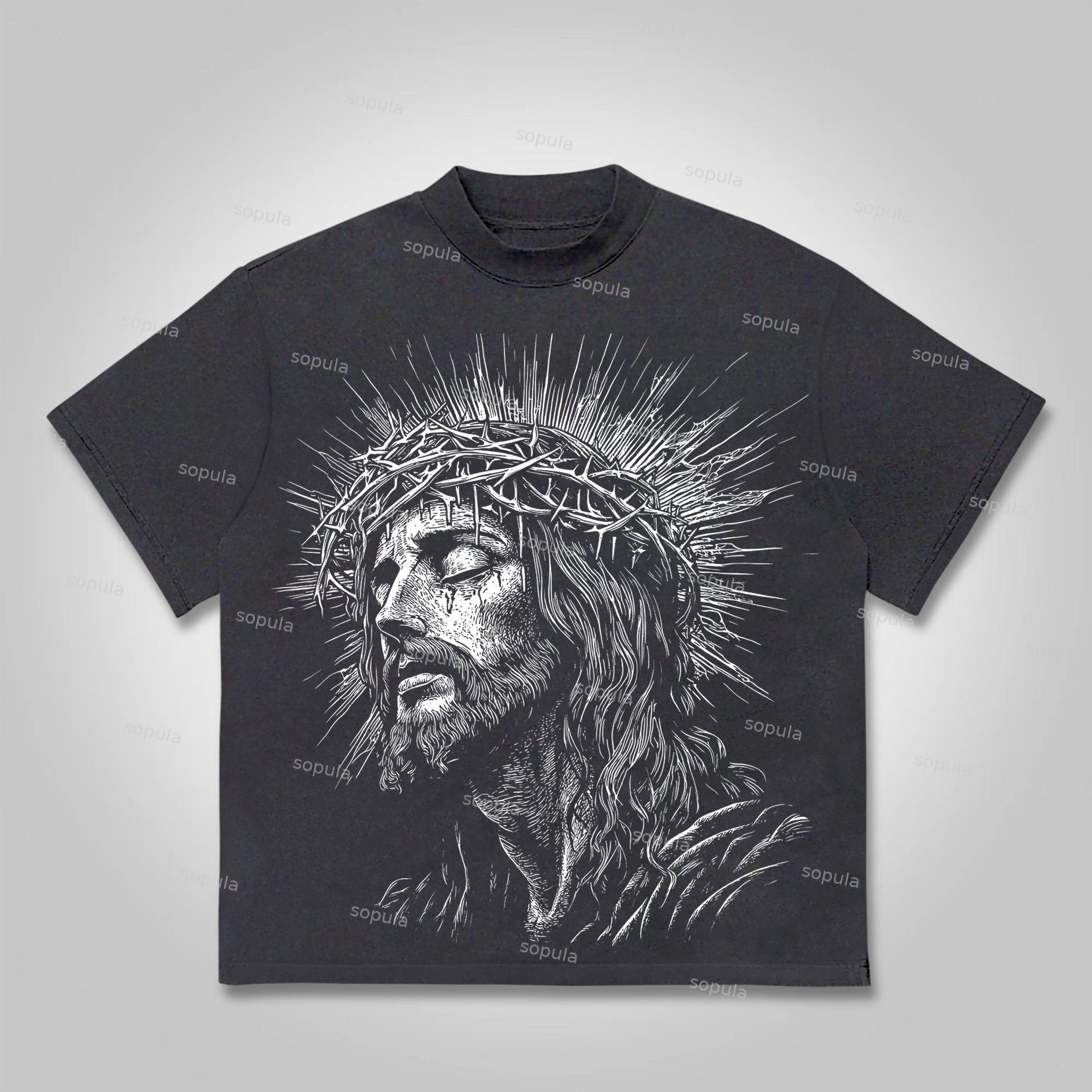 Sopula Vintage I Fear God Jesus Graphic Print Cotton T-shirt - Sopula｜Premium Graphic Tees & Graphic Clothing