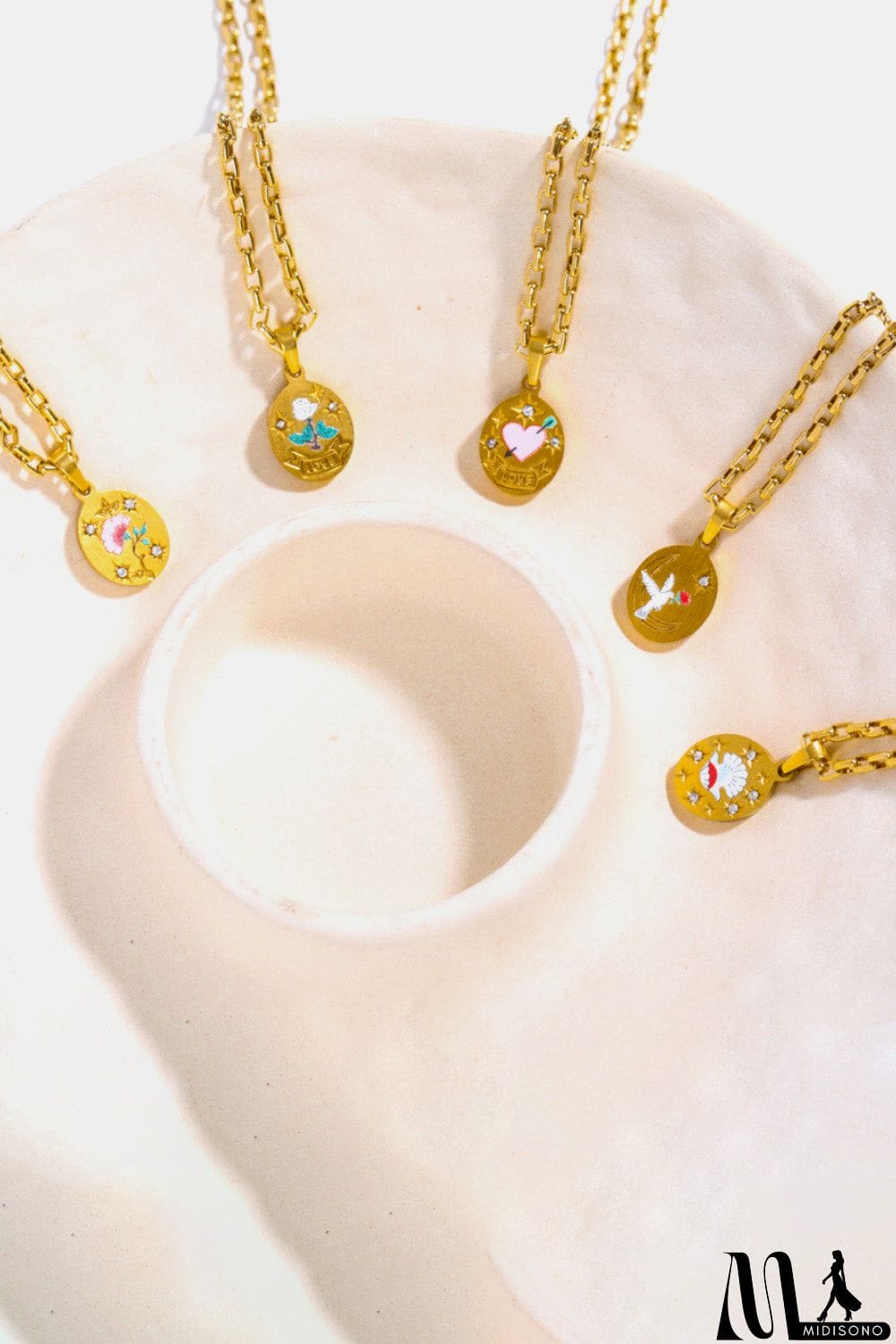 MidiSono - Stainless Steel 18K Gold-Plated Necklace