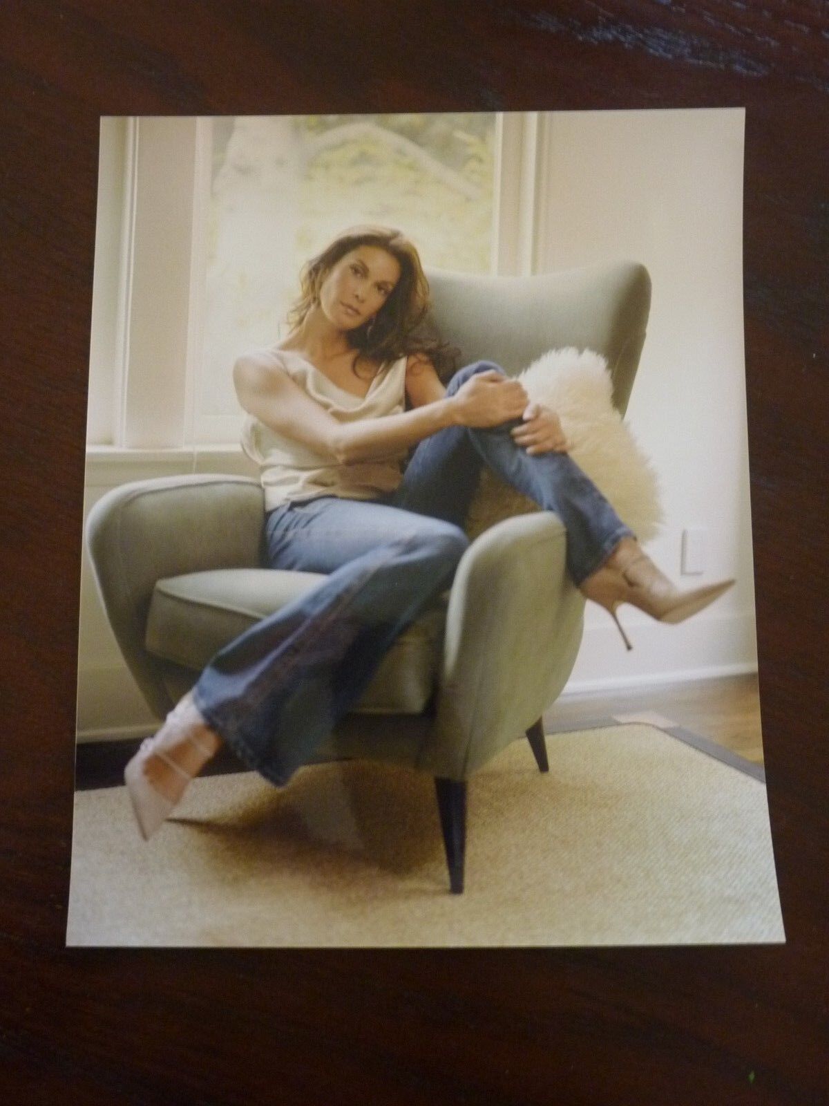 Teri Hatcher Sexy Actress 8x10 Color Promo Photo Poster painting #3