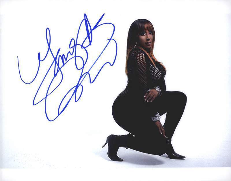 Three Six Mafia Gangsta Boo signed rap 8x10 Photo Poster painting W/Certificate Autographed 0410