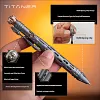 Titaner Titanium Alloy Heavy-Duty Mecha Tactical Black Technology Pen Tool Fidget Spinner