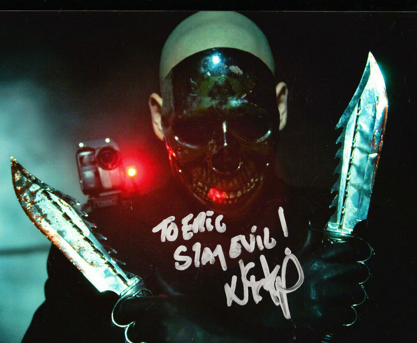 NICK PRINCIPE LAID TO REST AUTOGRAPH SIGNED 8X10 Photo Poster painting COA INSCRIPT CHROMESKULL