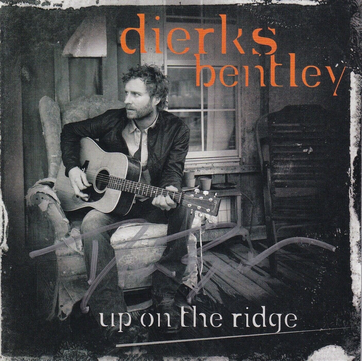 Dierks Bentley country star REAL hand SIGNED Up On the Ridge CD #2 JSA COA