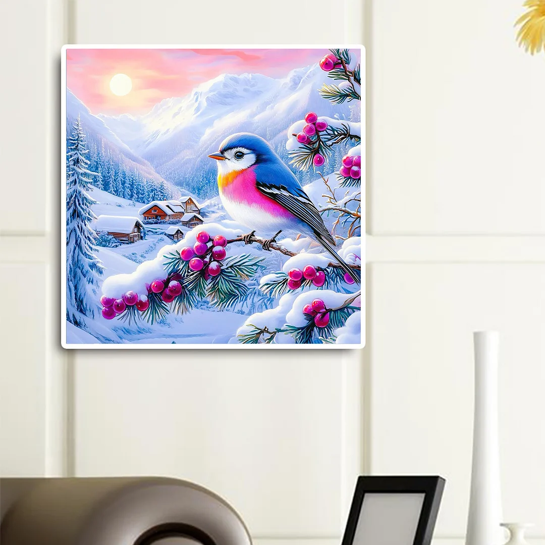 Diamond Painting - Full Round Drill - Birds(Canvas|40*40cm)