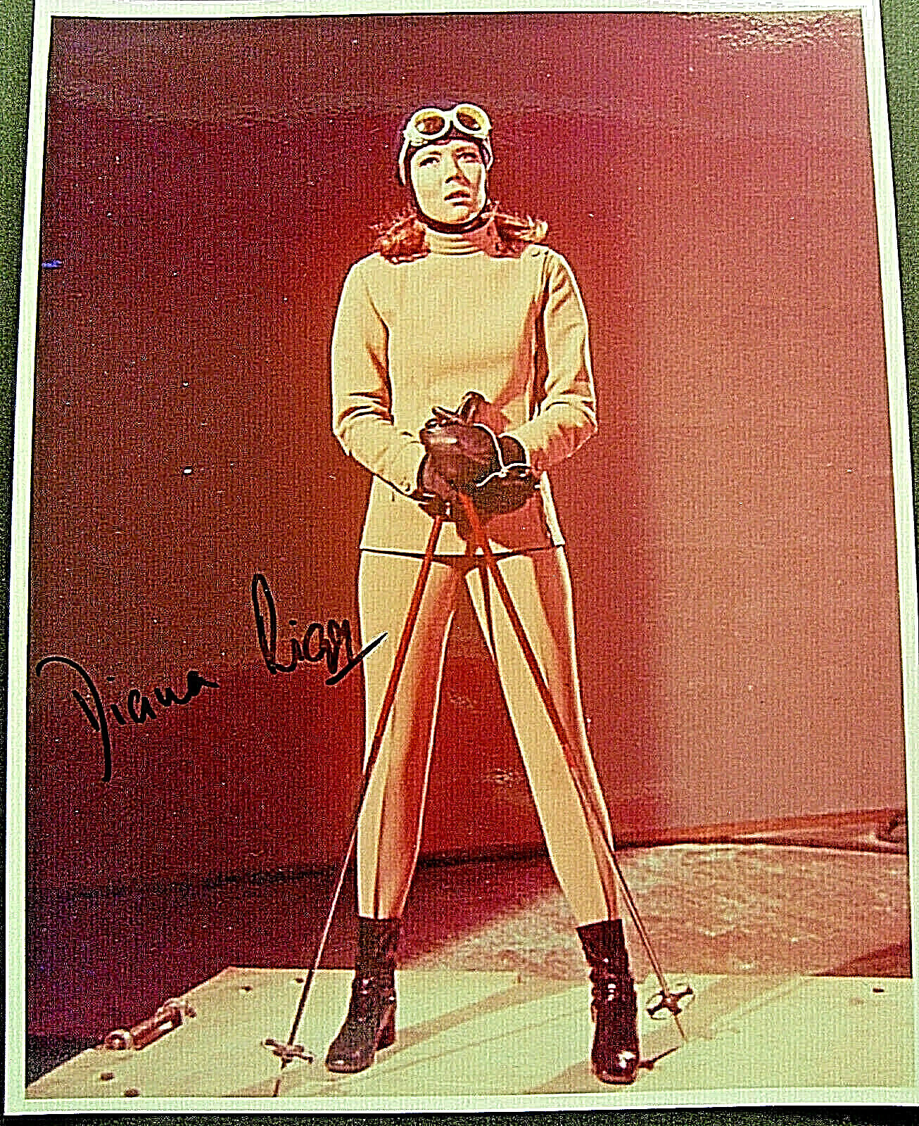 DIANA RIGG AS TRACY (ON HER MAJESTYS SECRET SERVICE) PROD,AUTOGRAPH Photo Poster painting *