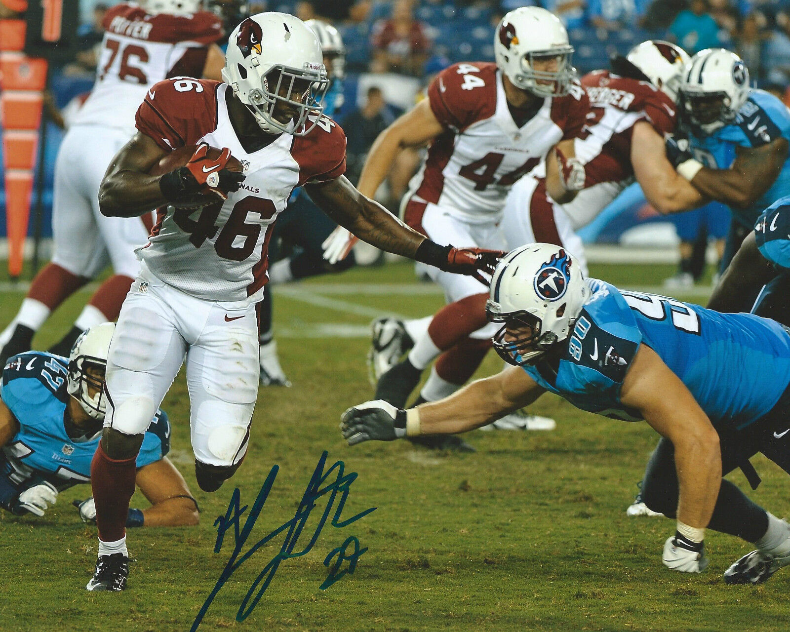 **GFA Arizona Cardinals *KYLE AUFFRAY* Signed 8x10 Photo Poster painting K3 COA**