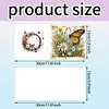 6Pcs Diamond Painting Butterflies and Flowers Greeting Card with Envelopes for Beginner Adult Holiday Gifts