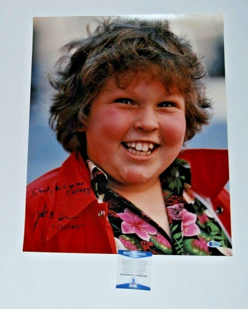 JEFF COHEN signed (THE GOONIES) Chunk 16X20 Photo Poster painting *PROOF* BECKETT BAS V01261