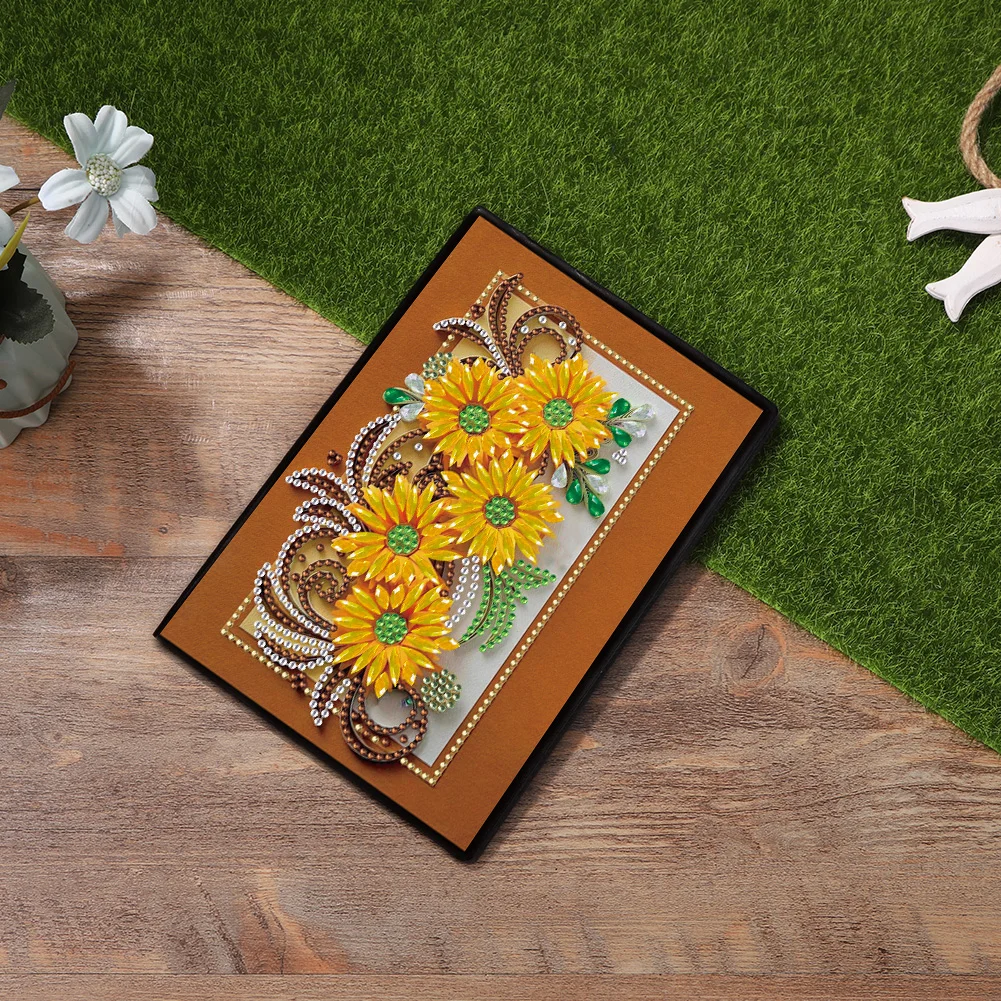 Special Shaped Diamond Painting 50 Pages A5 Notebook DIY Sketchbook【No Strip】
