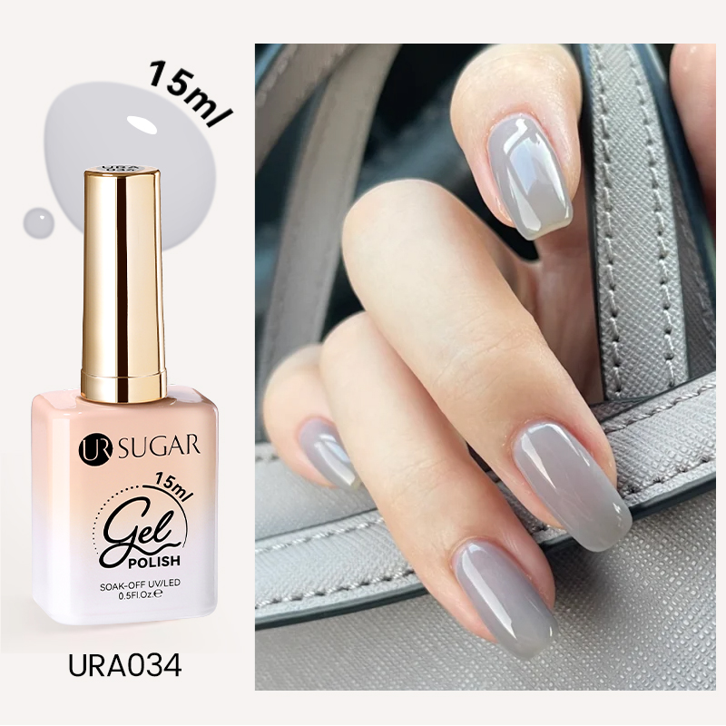 Needmkt UR SUGAR 15ml Champagne Water Light Cat Magnetic Gel Nail Polish Vernis Semi Permanent Soak Off Crystal Gel Polish For Nails