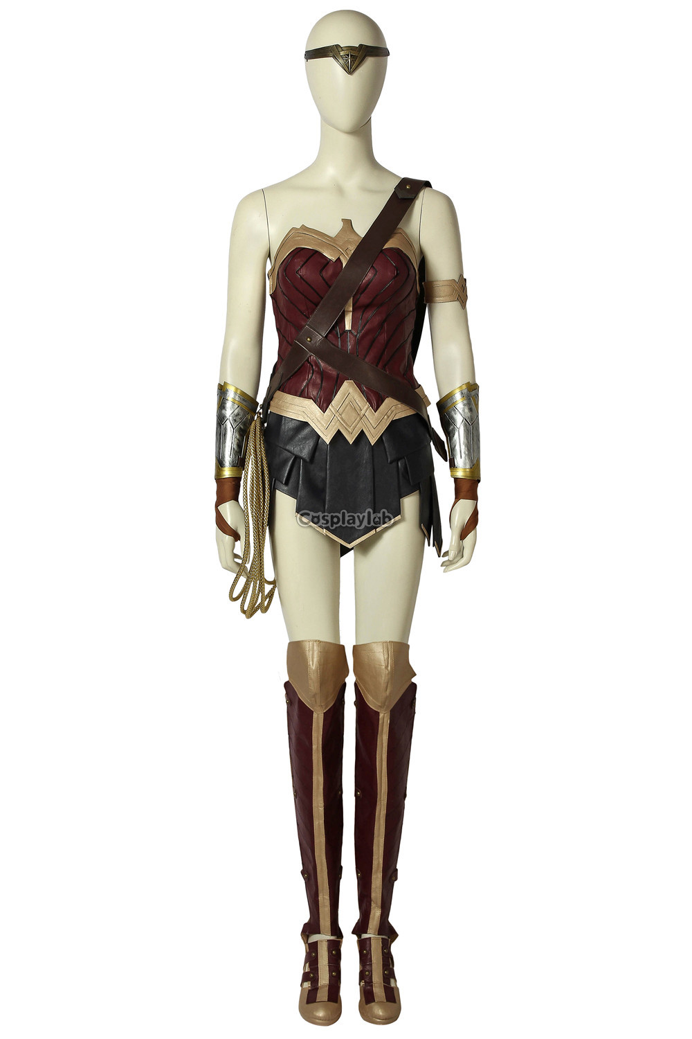 Diana Prince Dark Dress Outfit Cosplay Costume