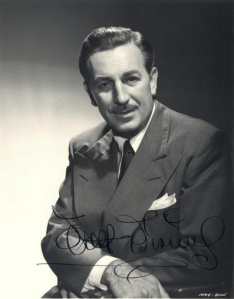 WALT DISNEY Signed Photo Poster paintinggraph - Film Producer / Animator - preprint