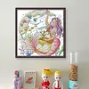 Mermaid'S Song-14CT Stamped Cross Stitch Egyptian Cotton 30*30cm/11.81*11.81in