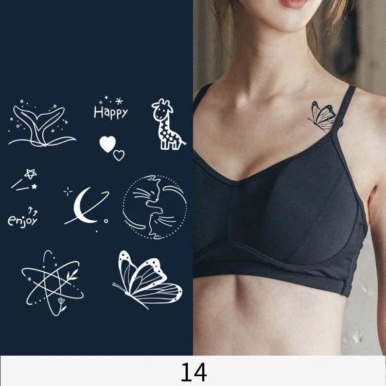 Basketball Anime Flower Butterfly Text Art Festival Cute Cool Waterproof Full Body Arm Men and Women Natural Temporary Tattoos
