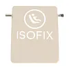 Child Seat ISOFIX Switch Cover 2059200806 for Benz C Class W253 15-21 (Black)