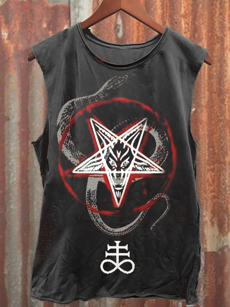 Vintage Print Vest / Rvogue / Rvogue