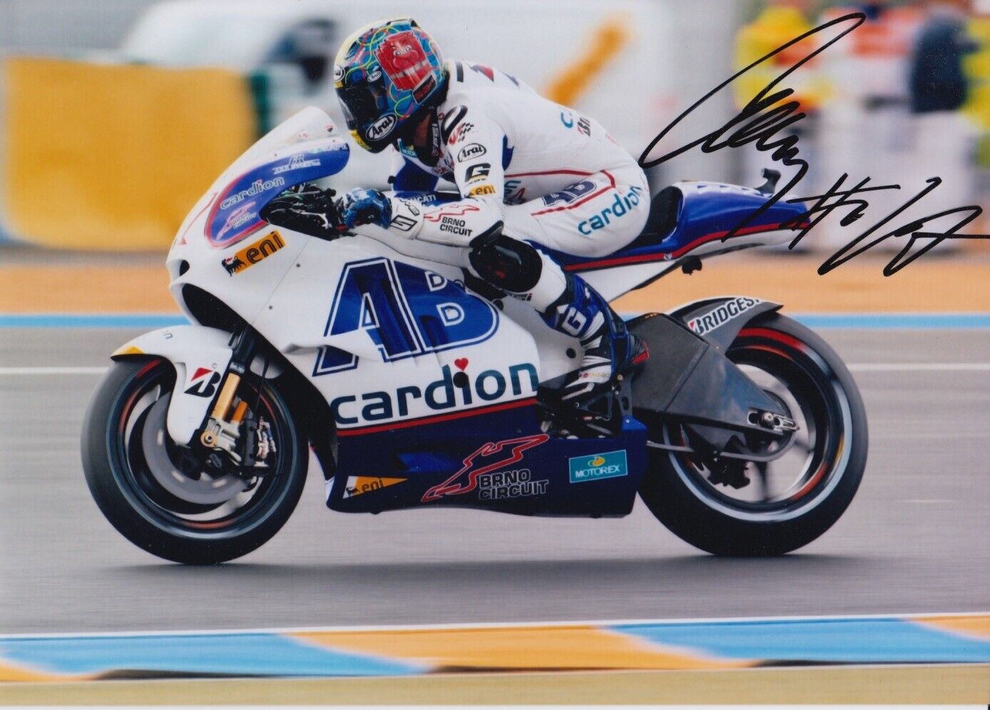 Karel Abraham Hand Signed 7x5 Photo Poster painting - MotoGP Autograph 3.