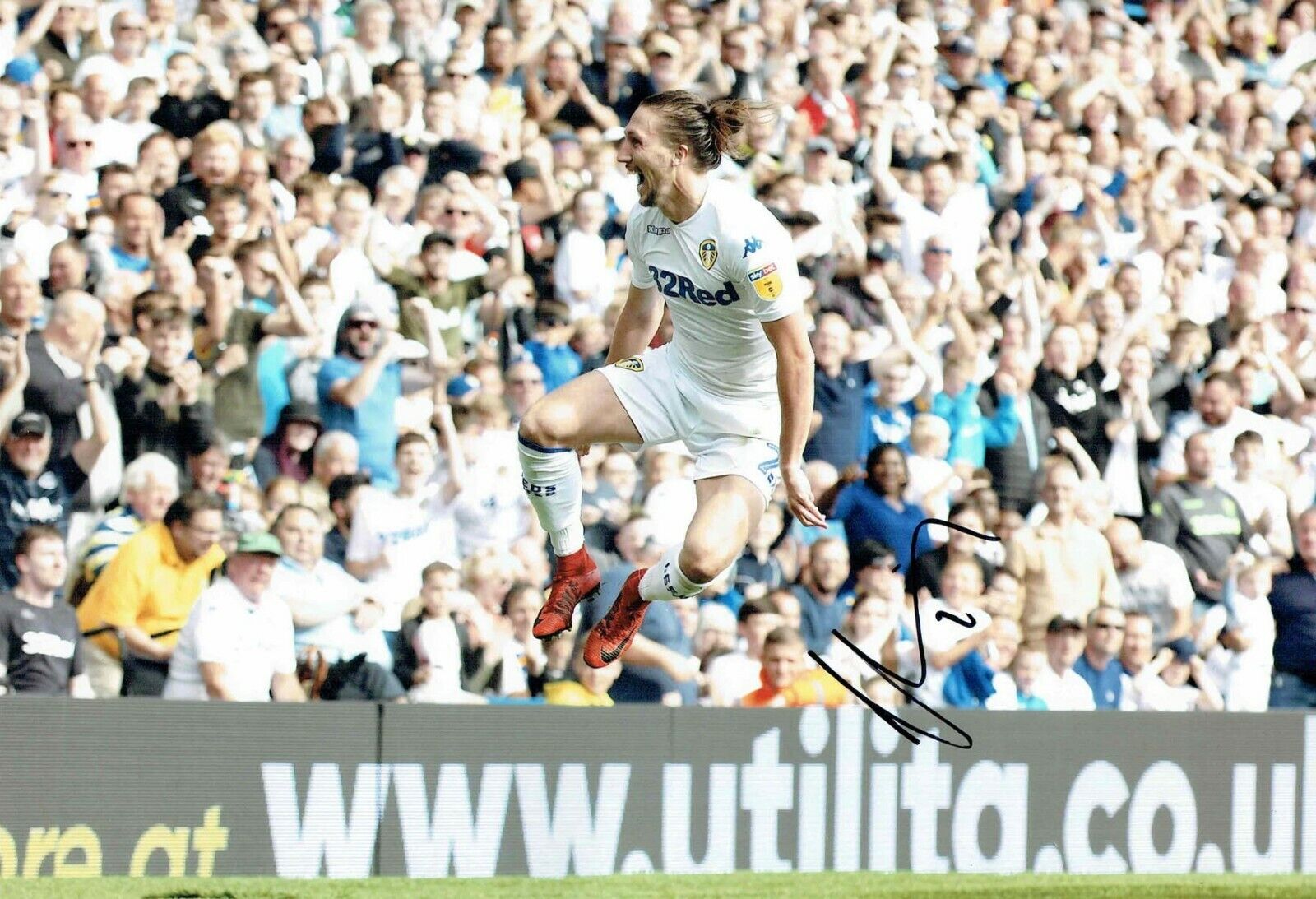 Luke AYLING Leeds United Signed Autograph 12x8 Photo Poster painting 4 AFTAL COA LUFC