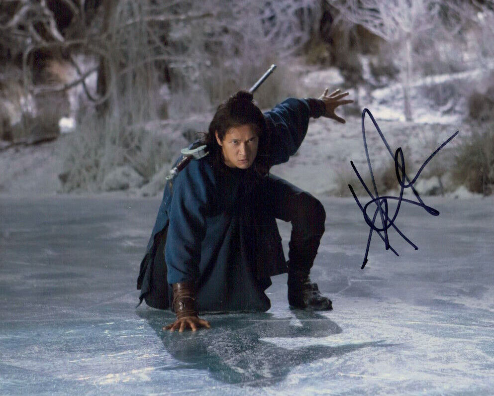 Harry Shum Jr. (Crouching Tiger, Hidden Dragon) signed 8X10 Photo Poster painting