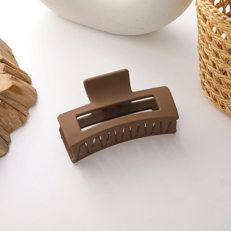 Korea Simple Square Type Back Head Plate Hair Ornaments Bath Shark Clip