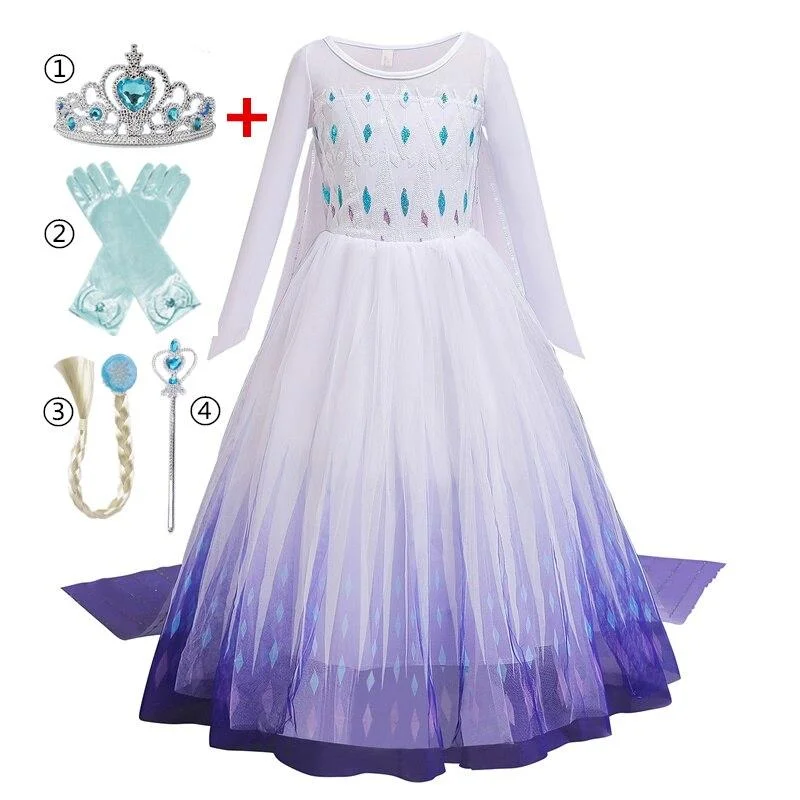 Children Fantasia Halloween Cosplay Costumes Party Princess Dress Christmas Kids Dresses For Girls Dress