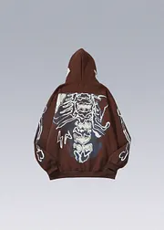 Travis Scott Fragment Skeleton Hoodie