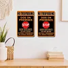 2PCS Warning - Metal Tin Signs Set(8*12Inch)