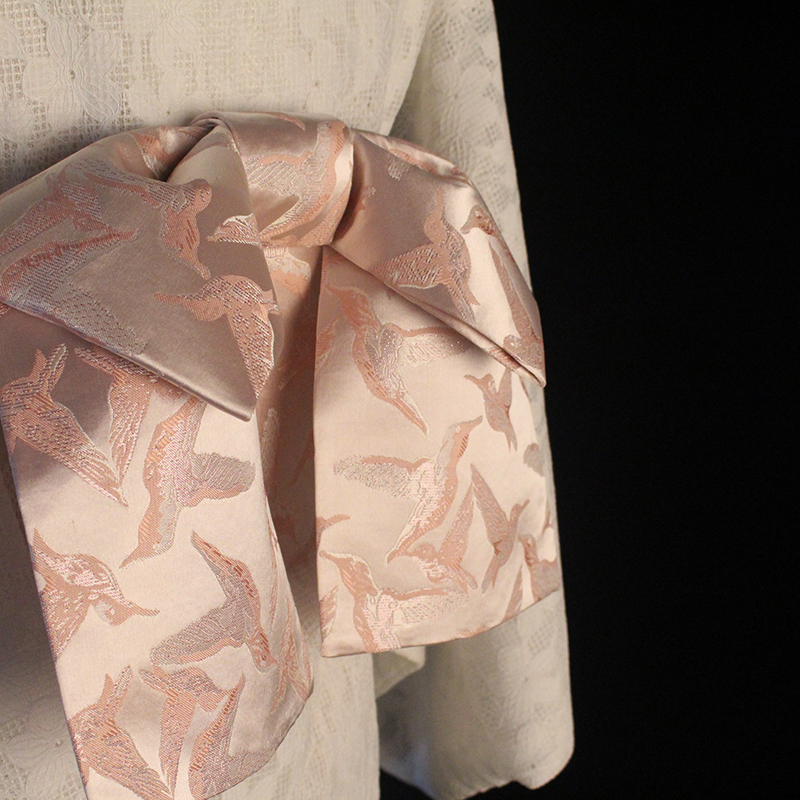 Elegance Silk Kimono Obi Belt – Exquisite Handwoven Decorative Obi