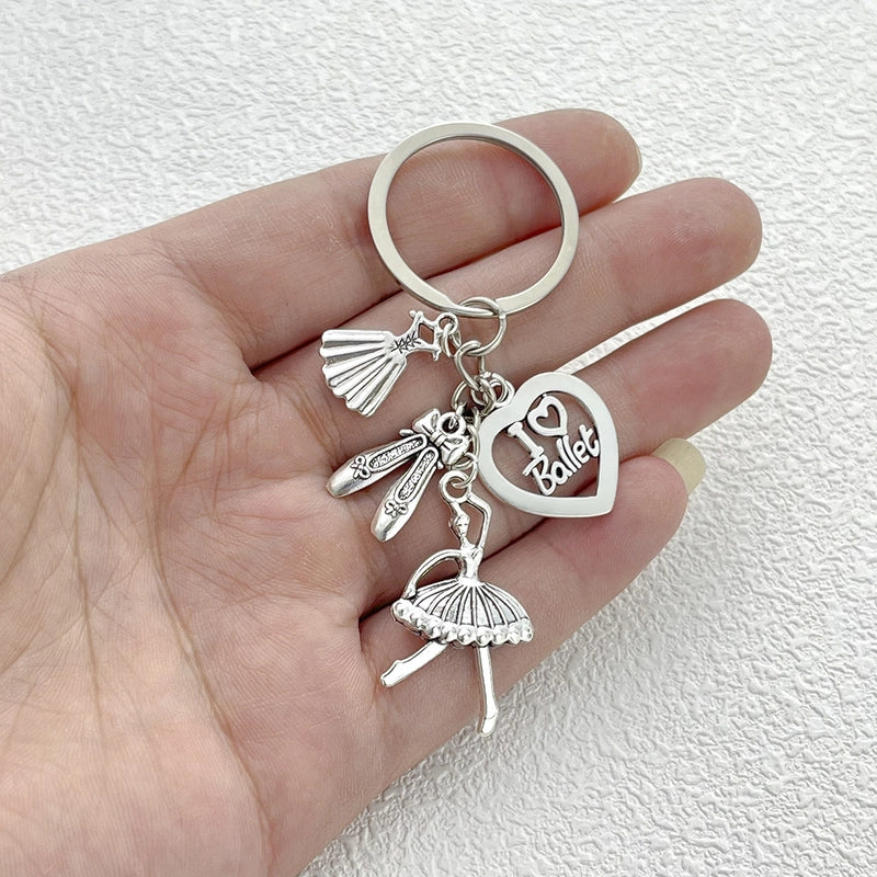 Minimalist Heart Shape Alloy Keychain