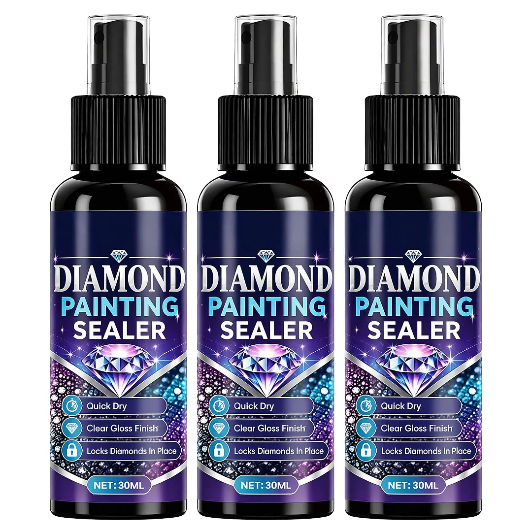 Diamond Painting Sealer Spray Quick Dry Clear Gloss Finish for Diamond Art