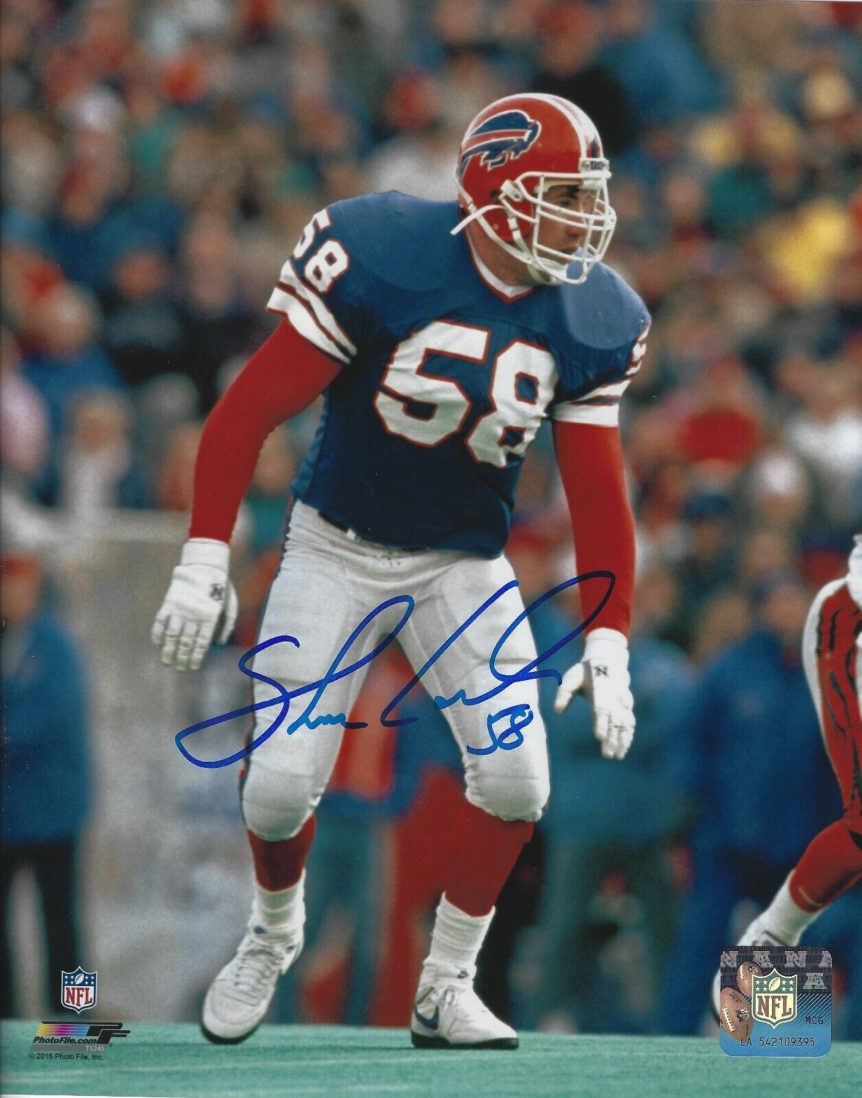 Autographed SHANE CONLAN Buffalo Bills 8x10 Photo Poster painting - w/COA